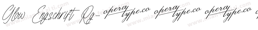 Glow Engschrift Rg字体转换